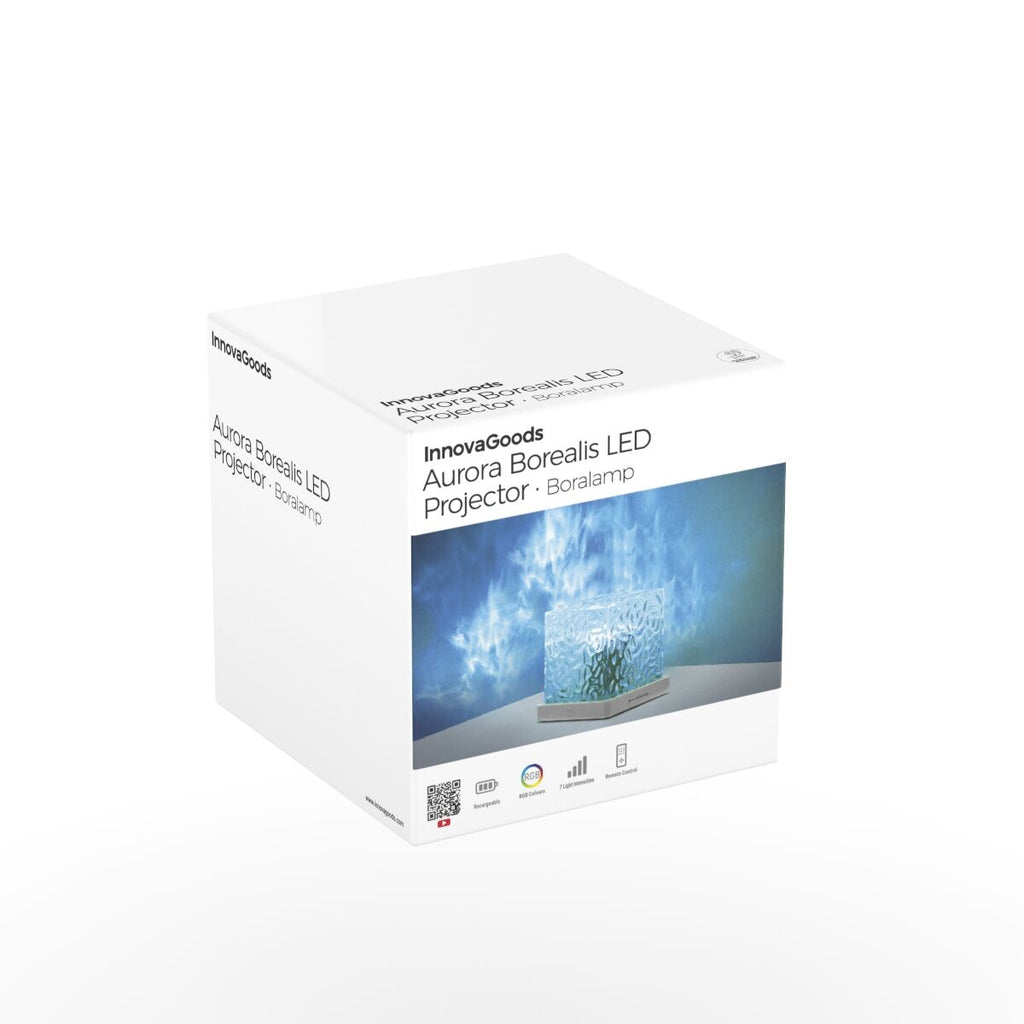 Wiederaufladbarer LED-Projektor „Nordlichter“ von Boralamp InnovaGoods