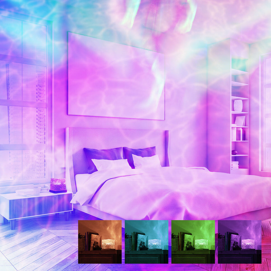Wiederaufladbarer LED-Projektor „Nordlichter“ von Boralamp InnovaGoods